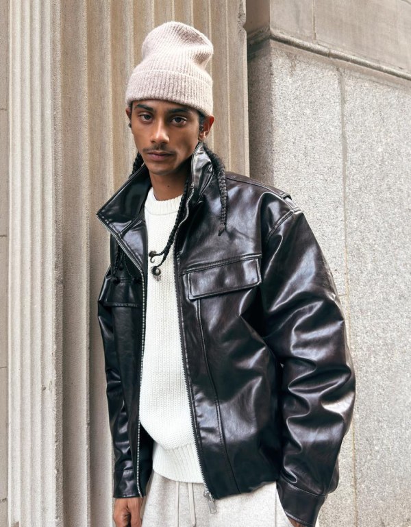 Veste Biker en Similicuir