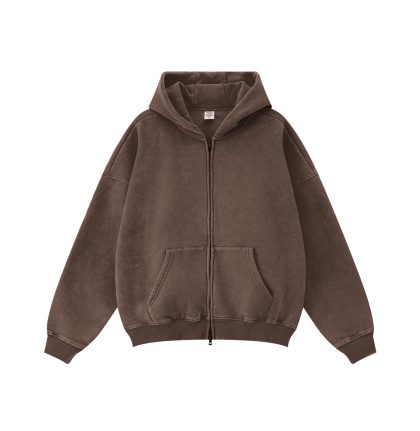 Ensemble Hoodie Zippé Vintage