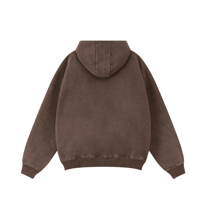 Pullshka Vintage Zip Hoodie Set — Camel