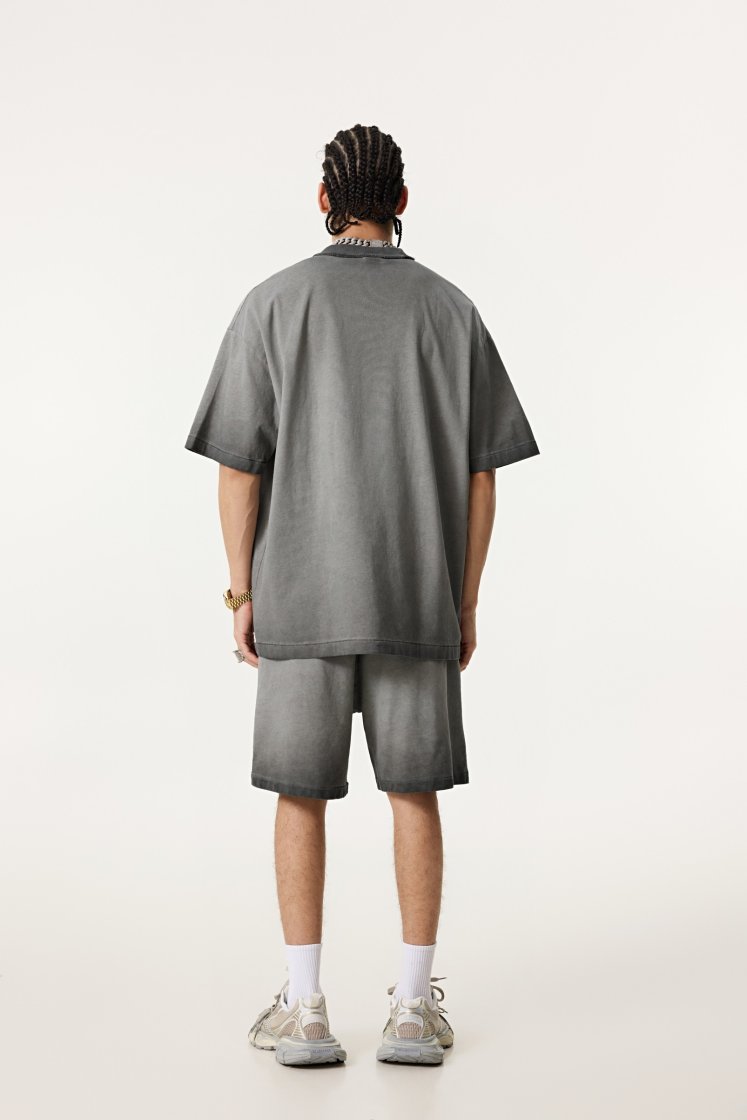 Pullshka Vintage Graphic Tee - 18 — Grey