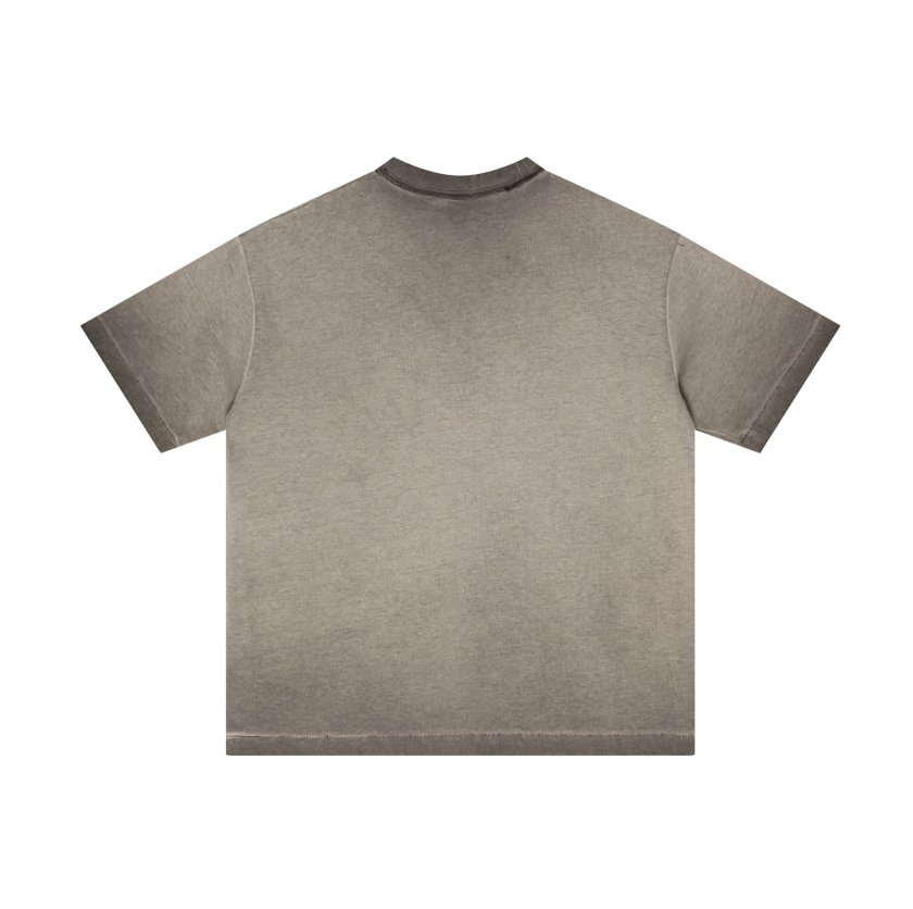 Pullshka Vintage Graphic Tee - 18 — Tan
