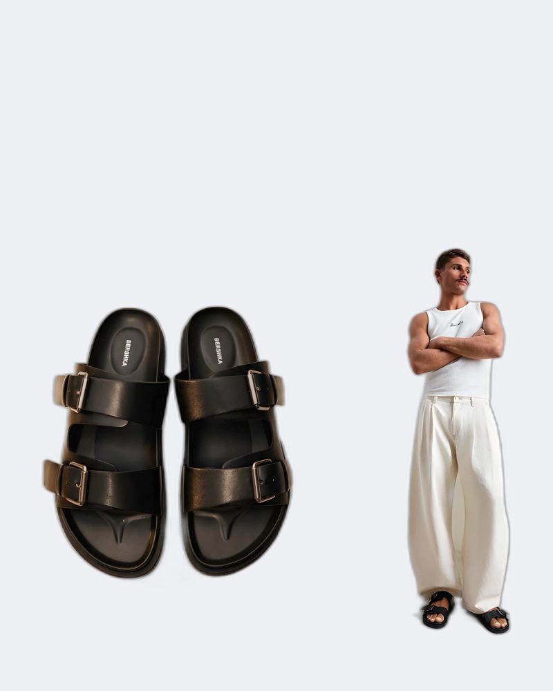 Sandales Noir avec ceinture