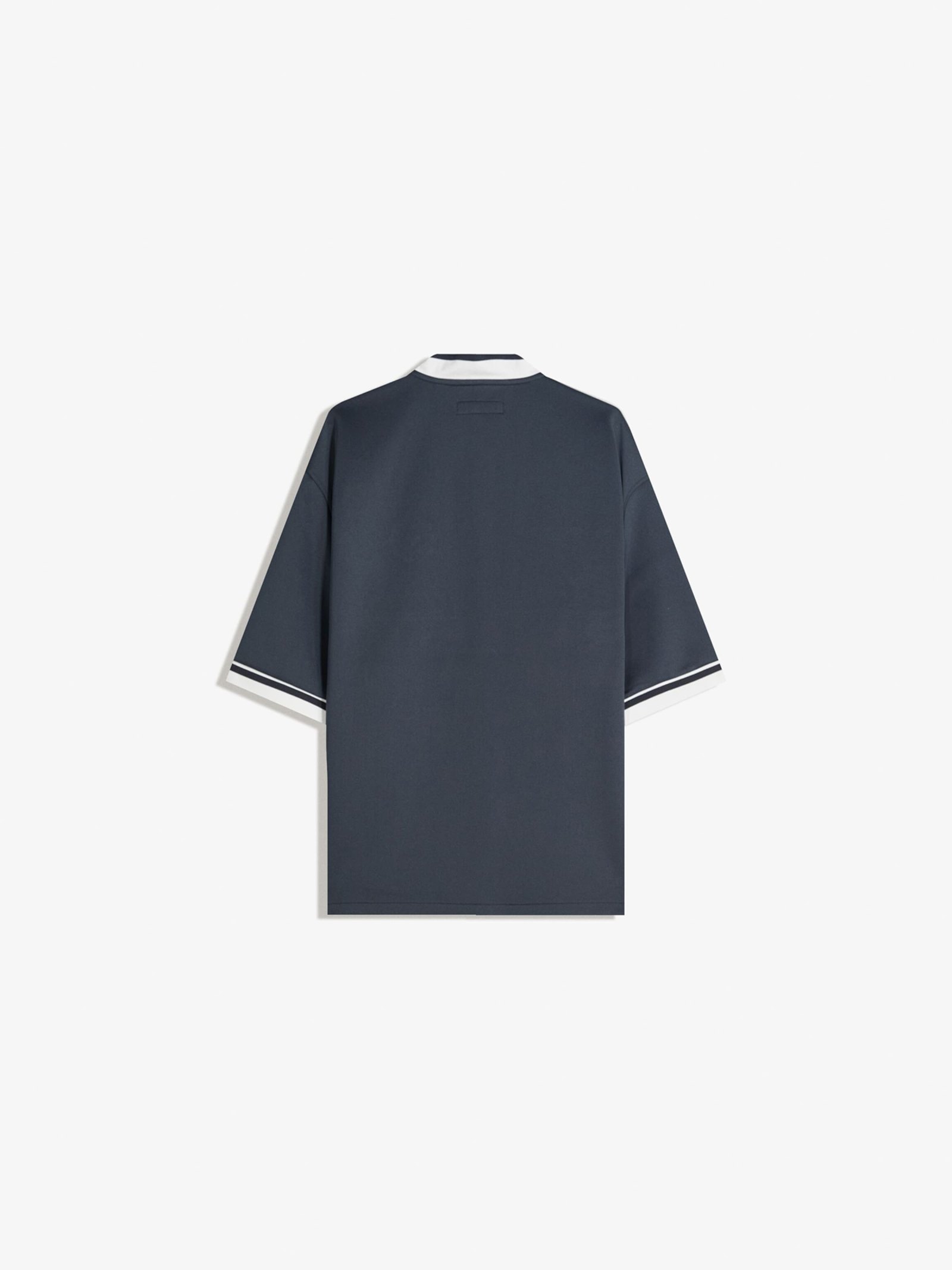 Bershka Comfort Fit Shirt — navy