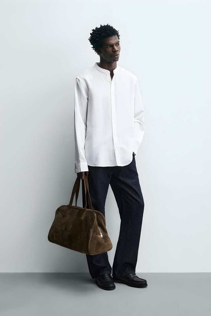 CHEMISE EN LIN ET COTON