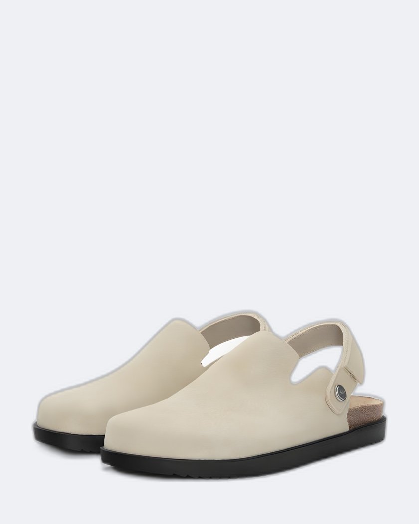 Pull&Bear Pull&Bear Suede Sandals — Ivory