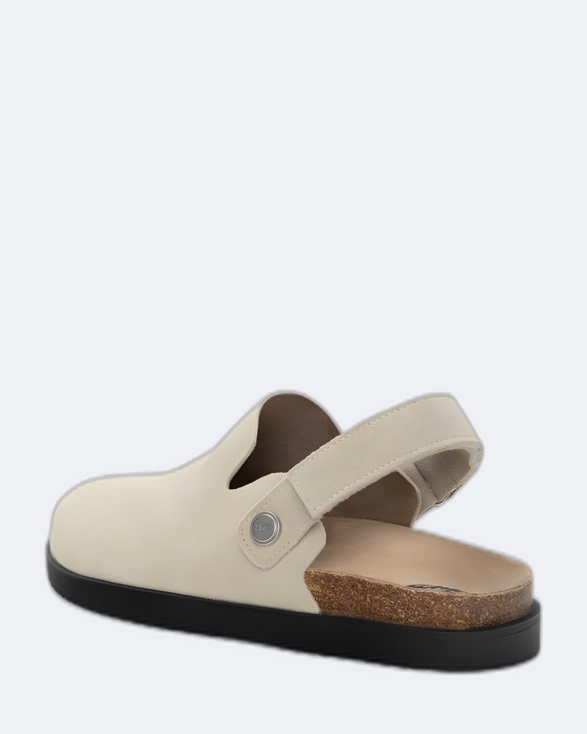 Pull&Bear Pull&Bear Suede Sandals — Ivory