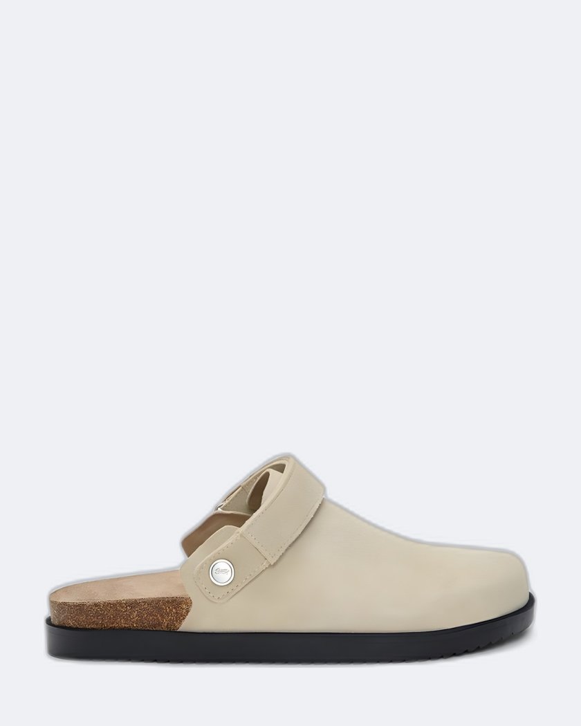 Pull&Bear Pull&Bear Suede Sandals — Ivory