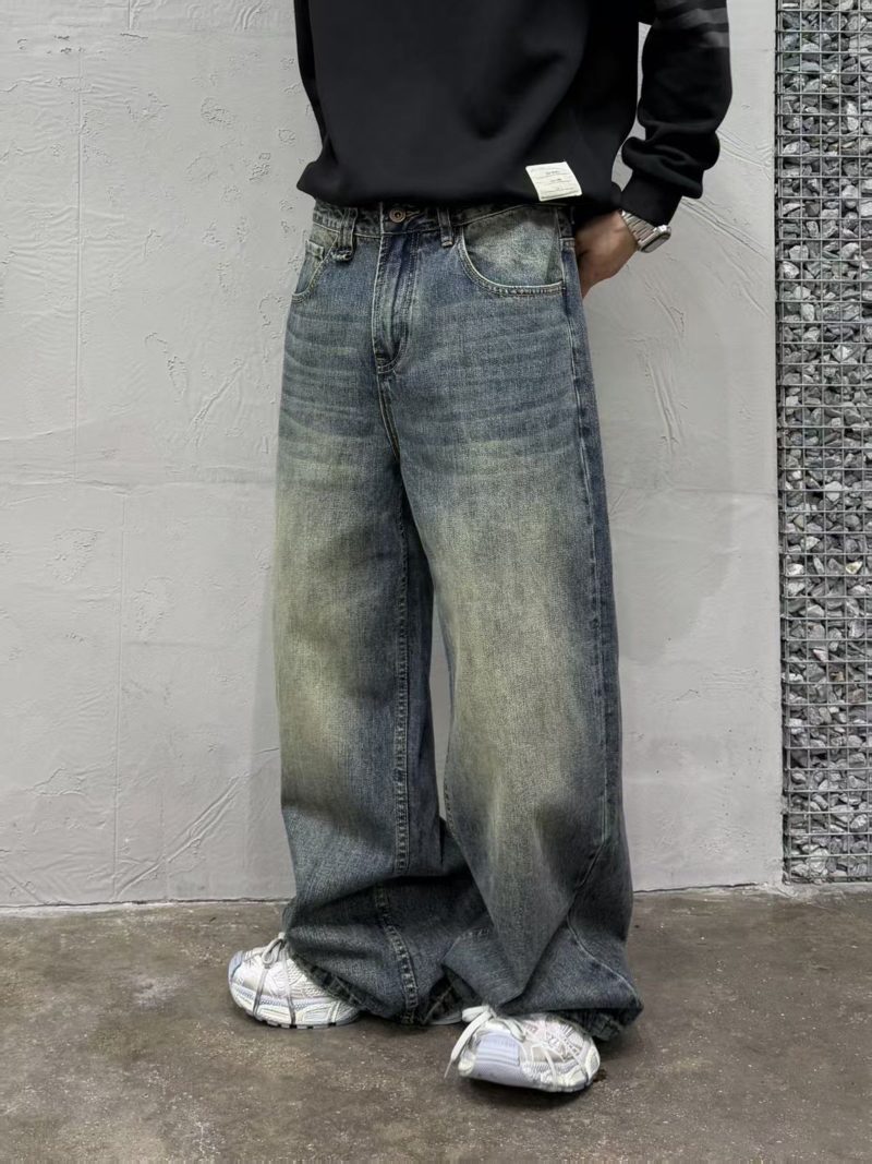 Jean Baggy Denim Délavé