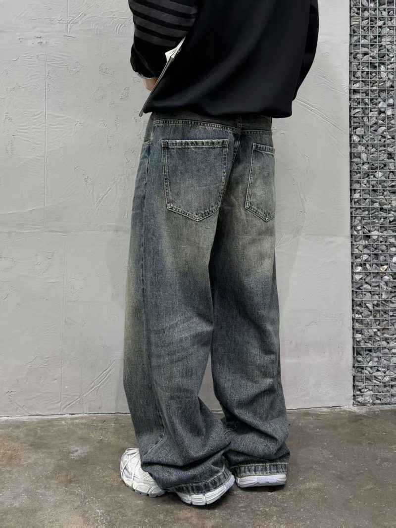 Jean Baggy Denim Délavé
