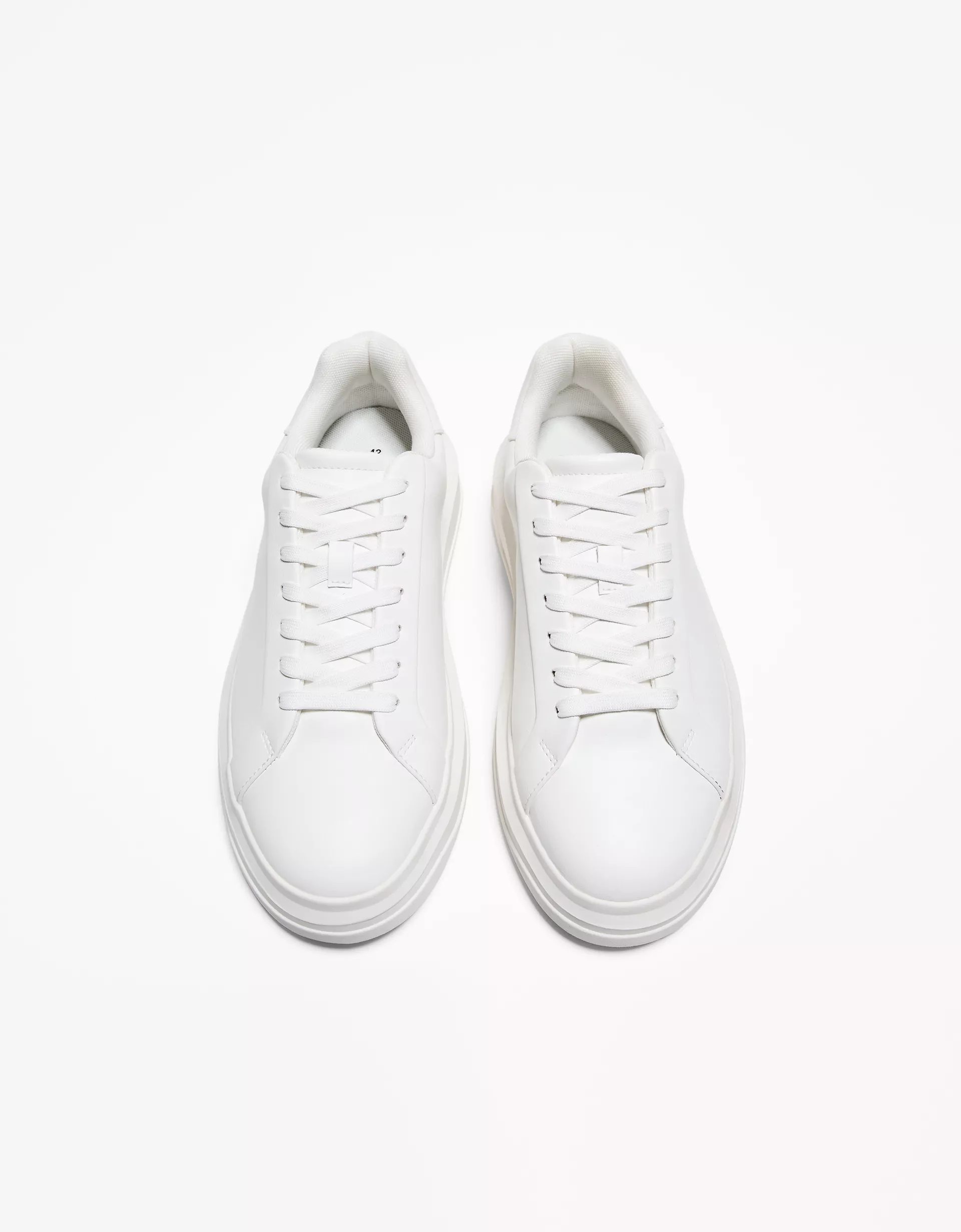 Bershka Chunky trainers — White