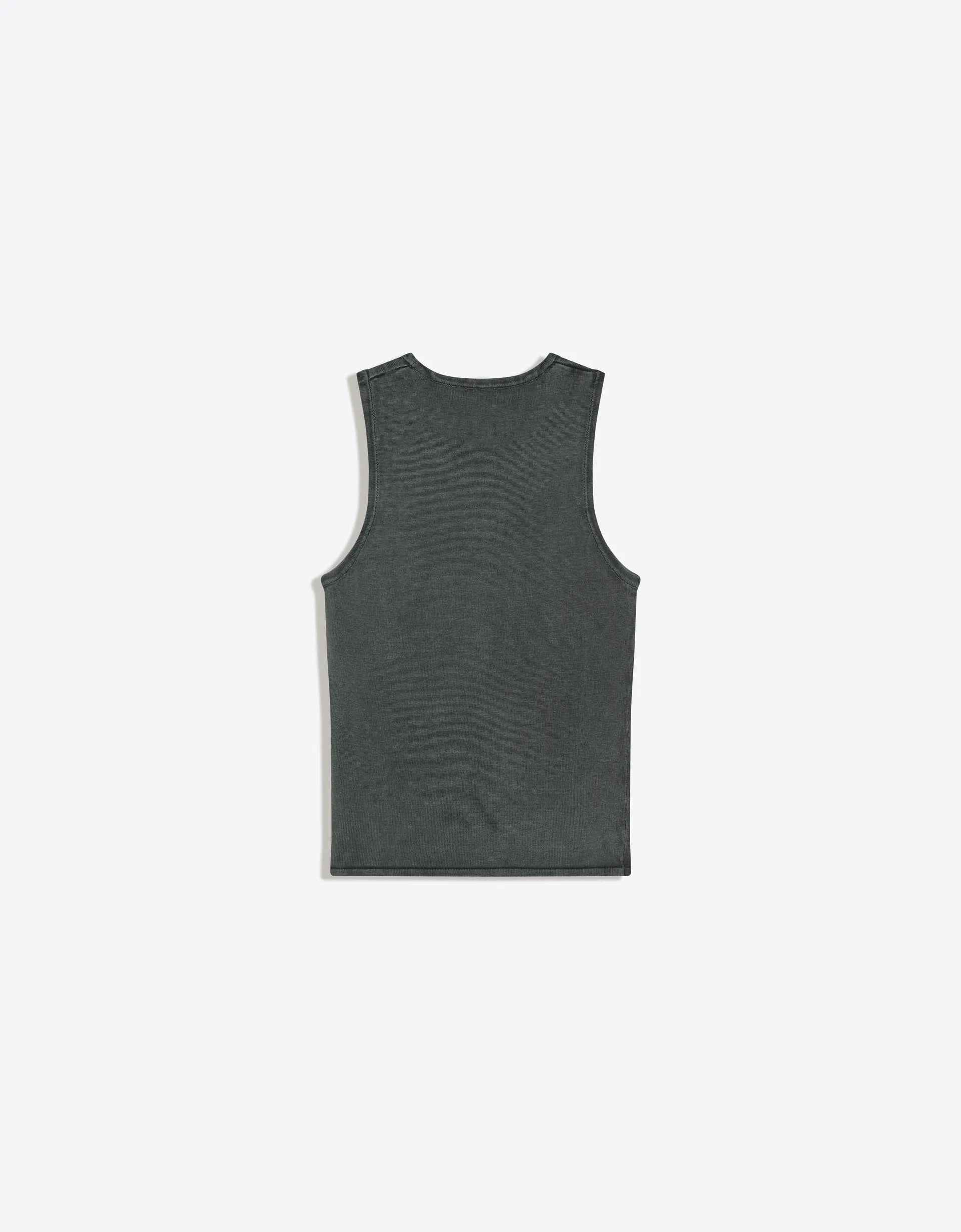 Bershka Débardeur délavé à écusson — Grey