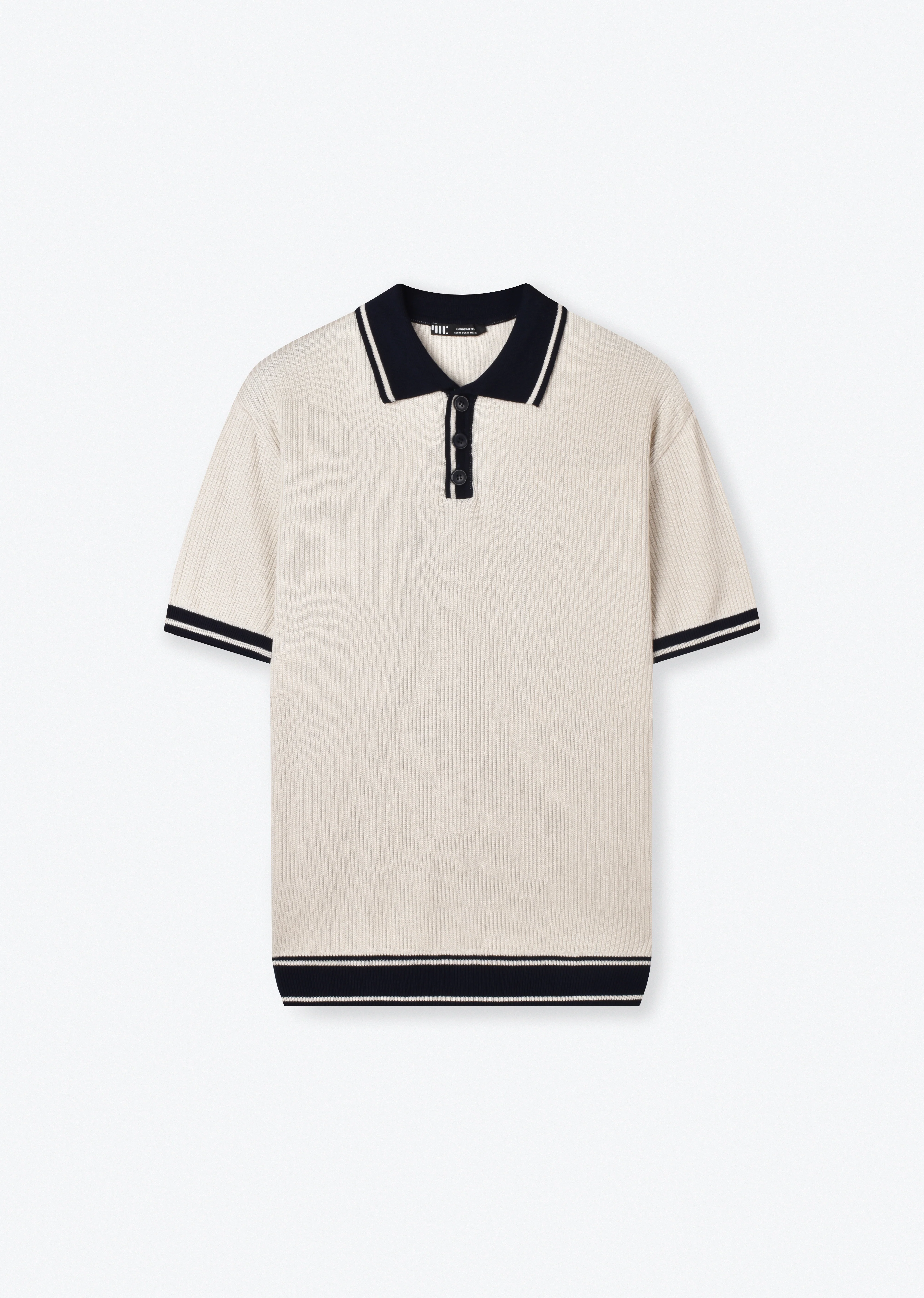 Chemise Polo à Contraste