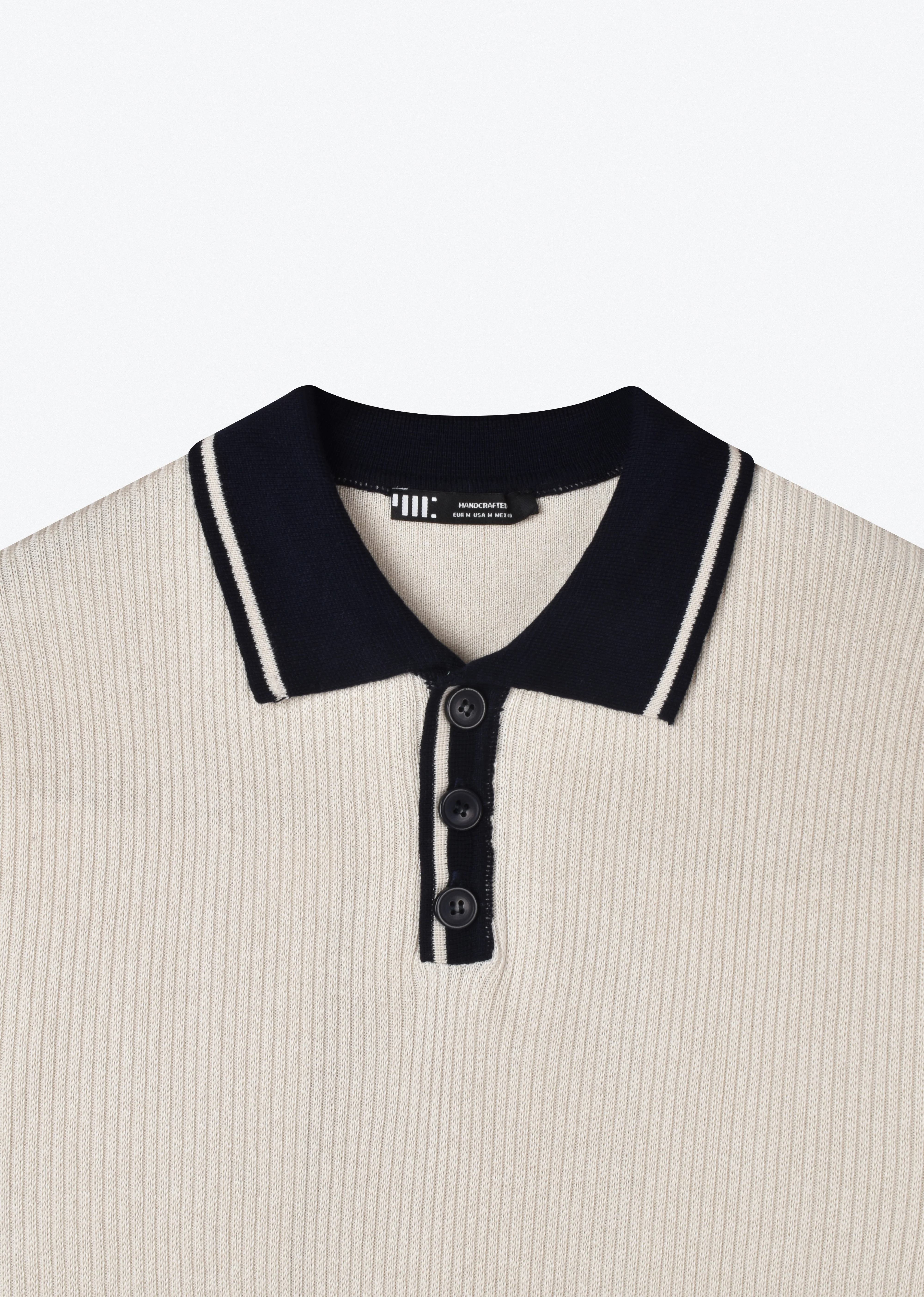 Chemise Polo à Contraste