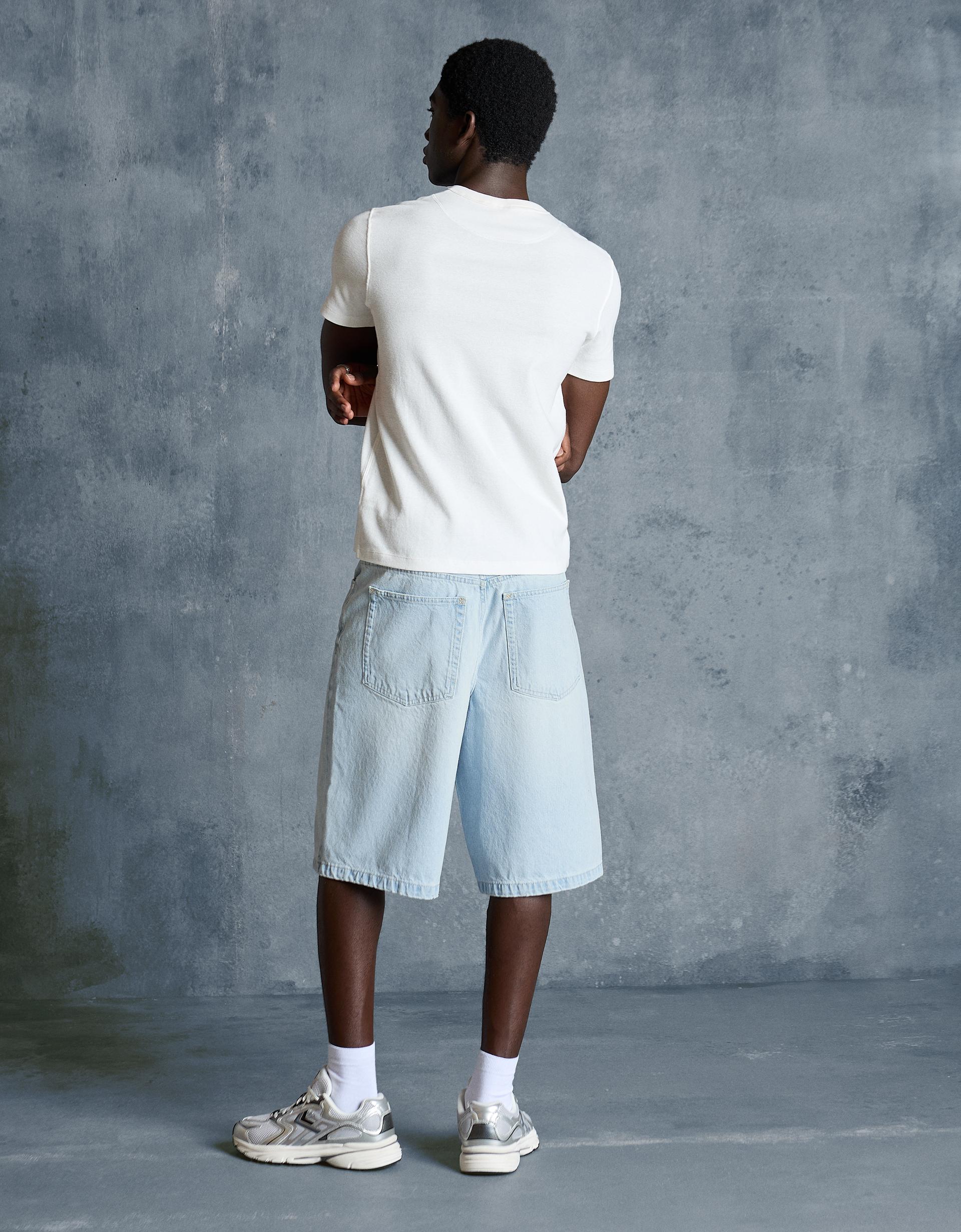 Bermuda denim baggy fit