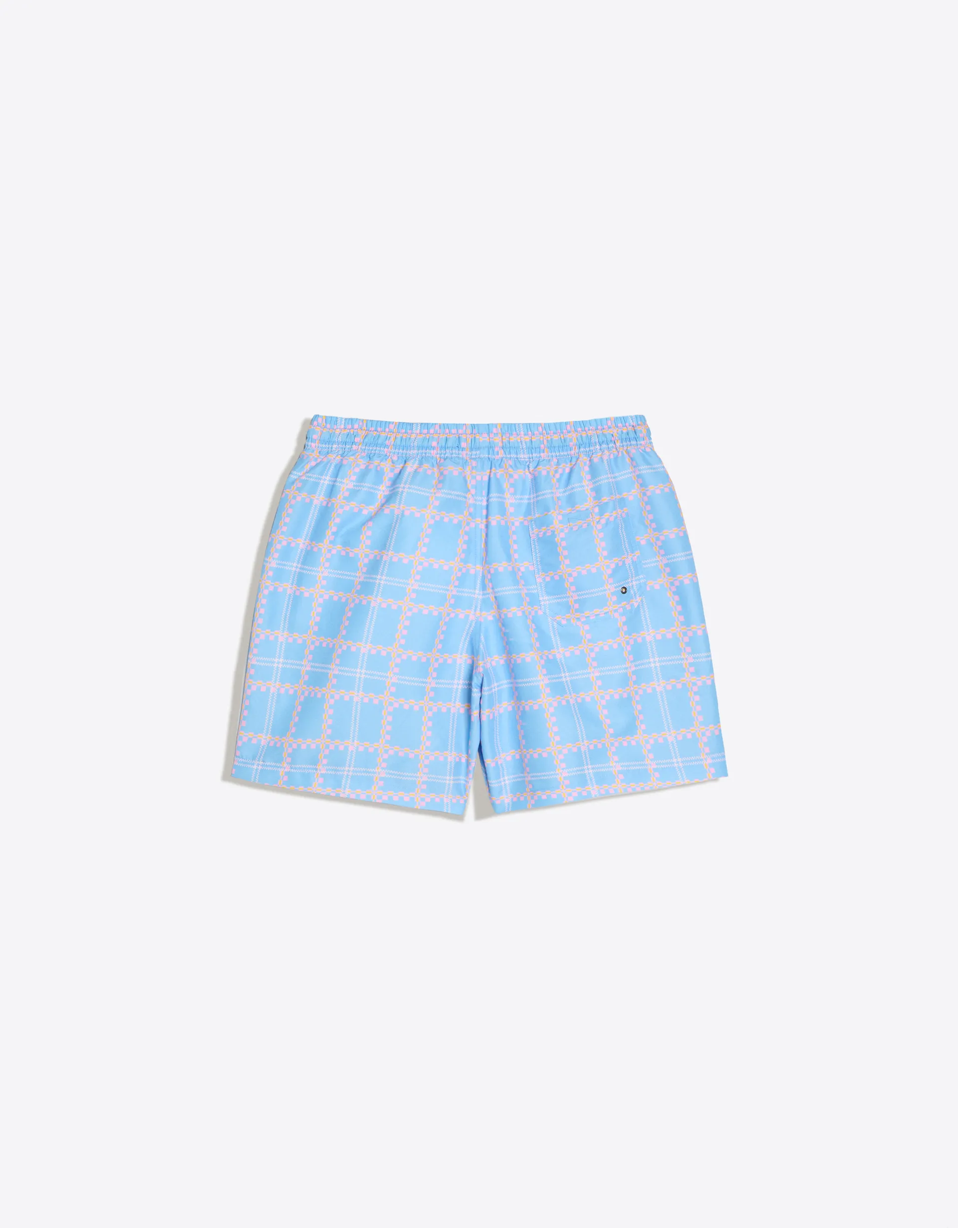 Bershka MAILLOT DE BAIN IMPRIMÉ CARREAUX