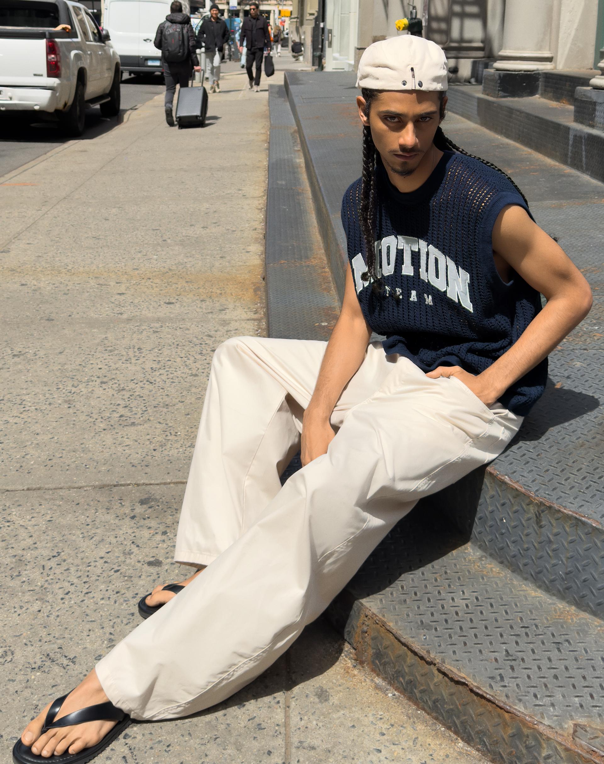 Bershka Mesh Workwear T-Shirt
