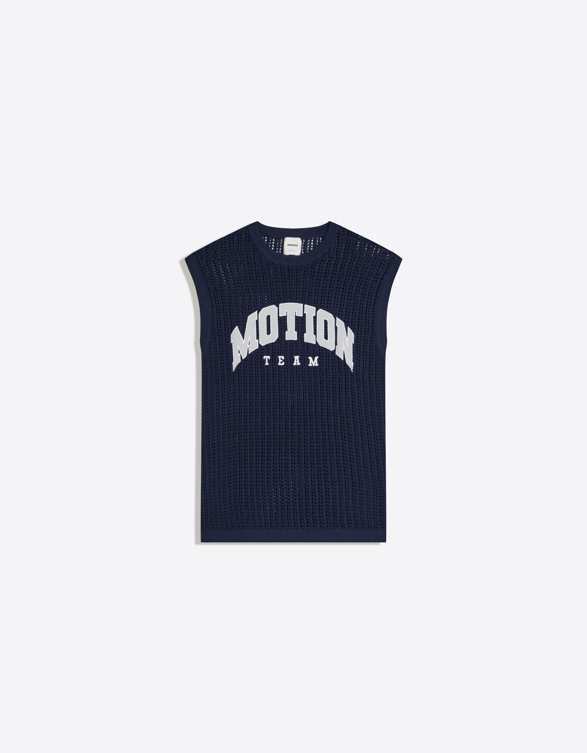 Bershka Mesh Workwear T-Shirt