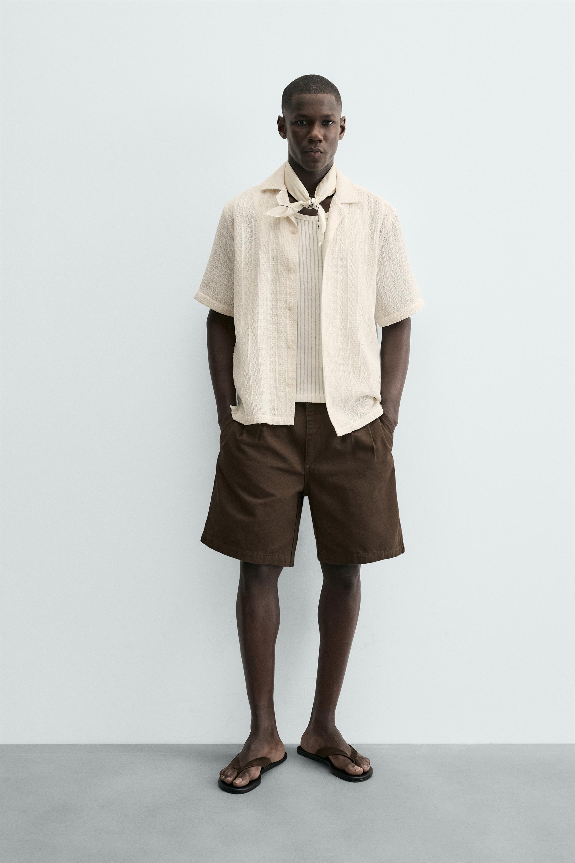 RELAXED FIT TEXTURED SHIRT