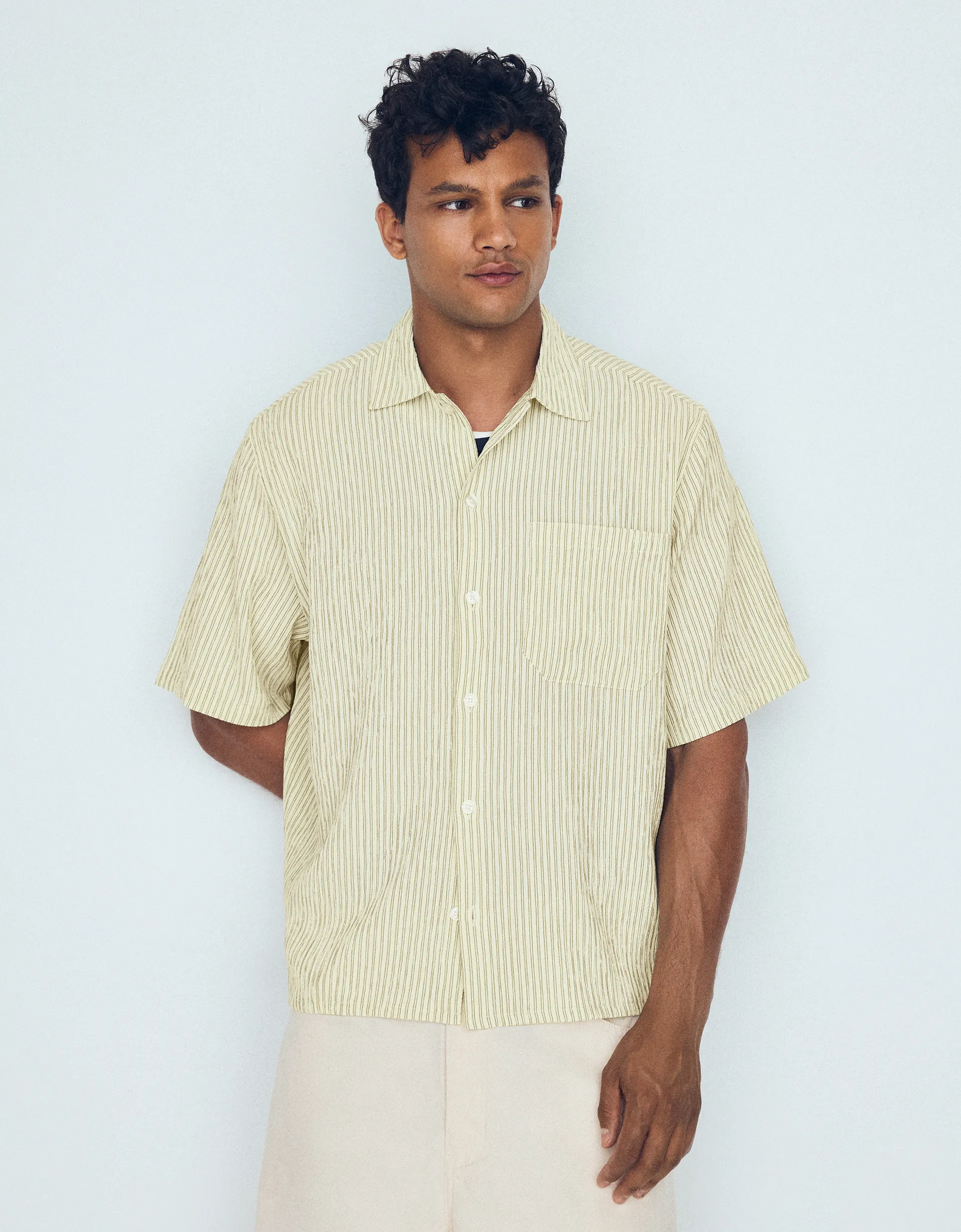 Chemise rayée oversize