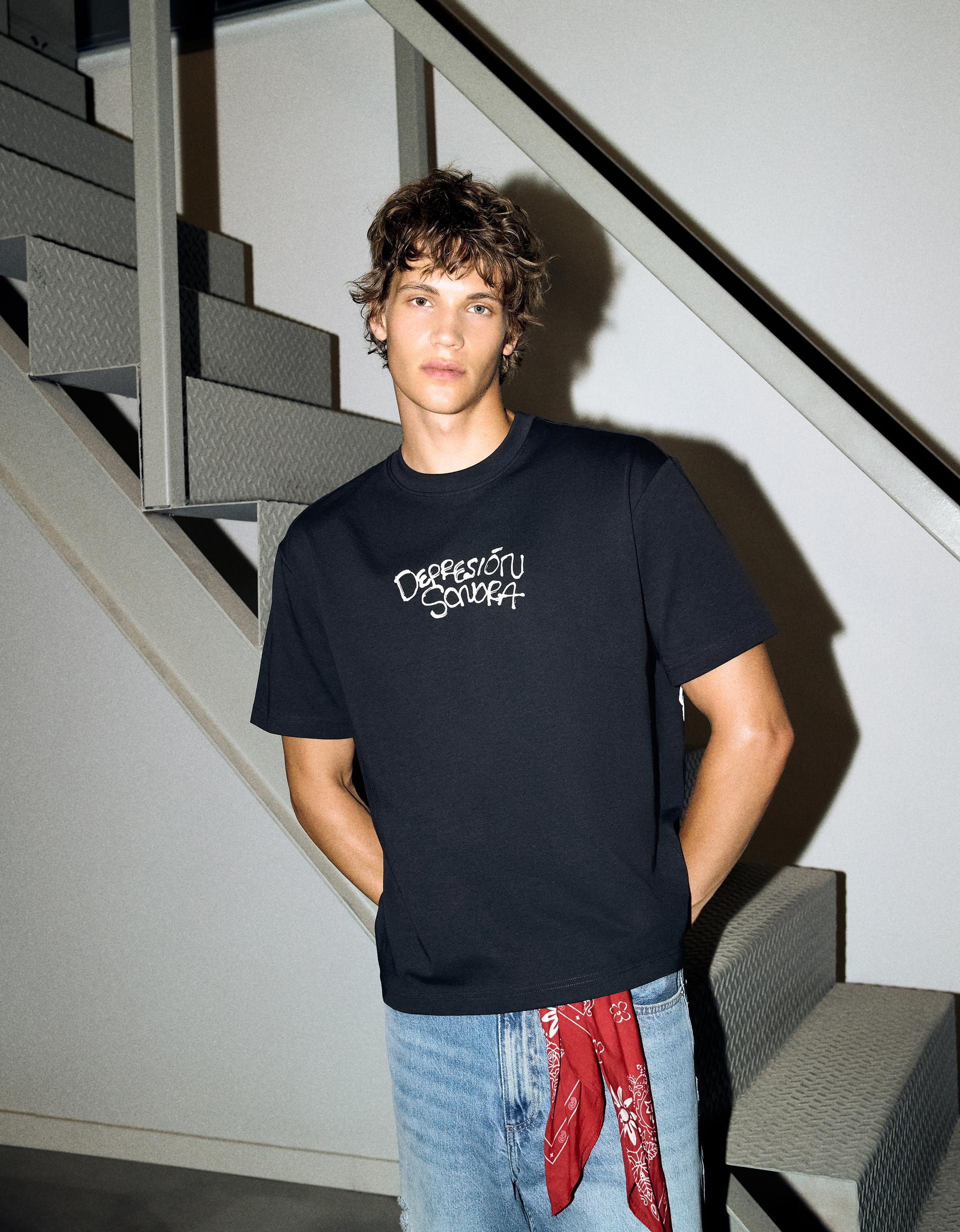 T-shirt imprimé DEPRESION SONORA