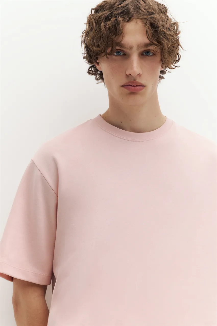 T-shirt boxy manches courtes