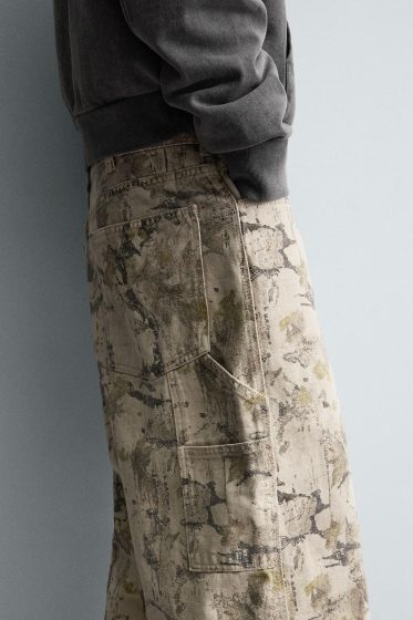 Pantalon cargo ample
