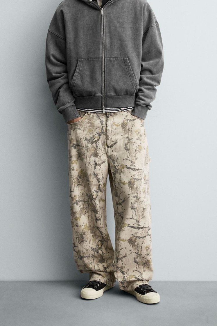 Zara Baggy Cargo Pants