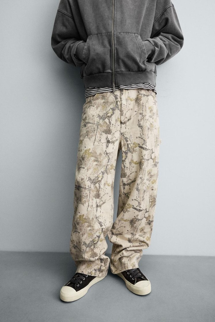 Zara Baggy Cargo Pants