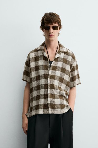 Chemise ample en coton