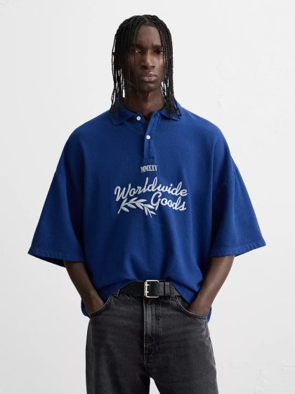 Polo Text Brodé