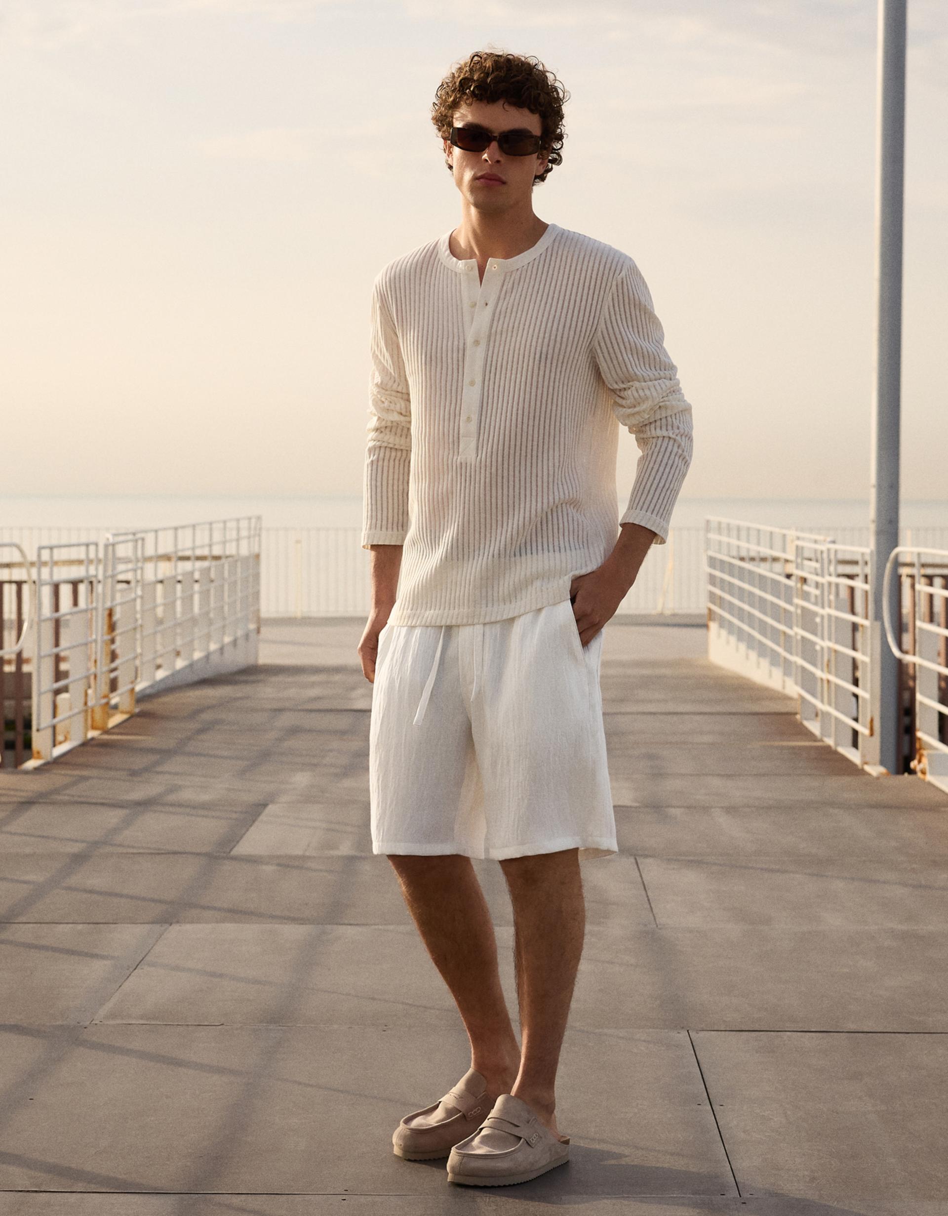 Bermuda jogger fit rustique