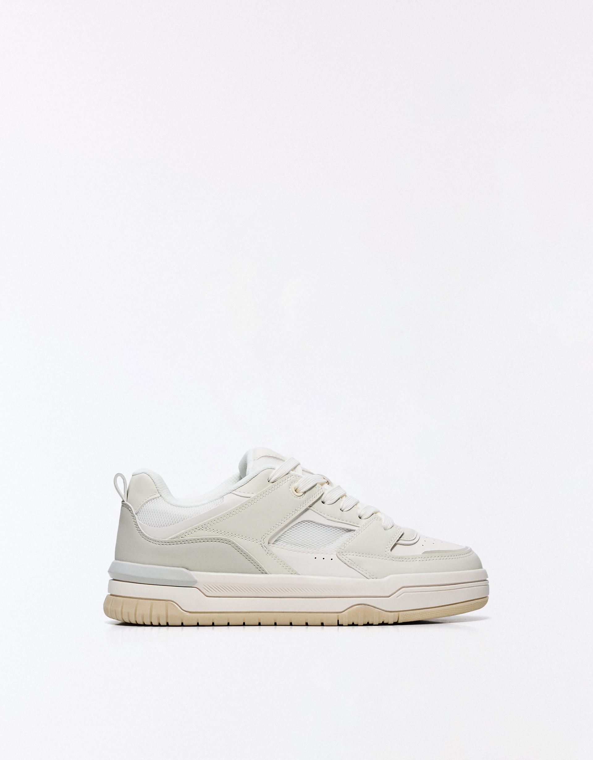 Chunky panelled trainers