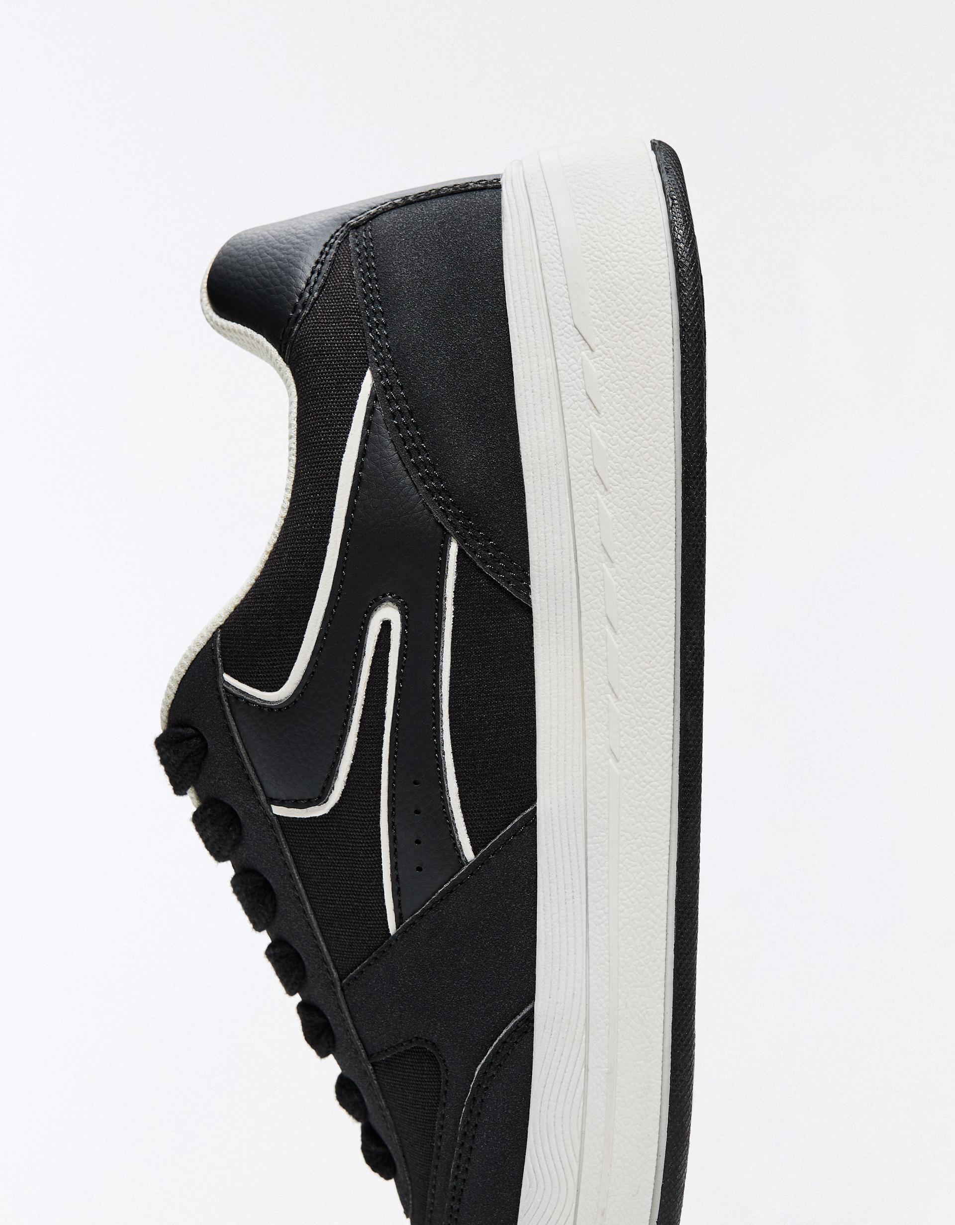 Bershka Chunky Street Trainers — BLACK