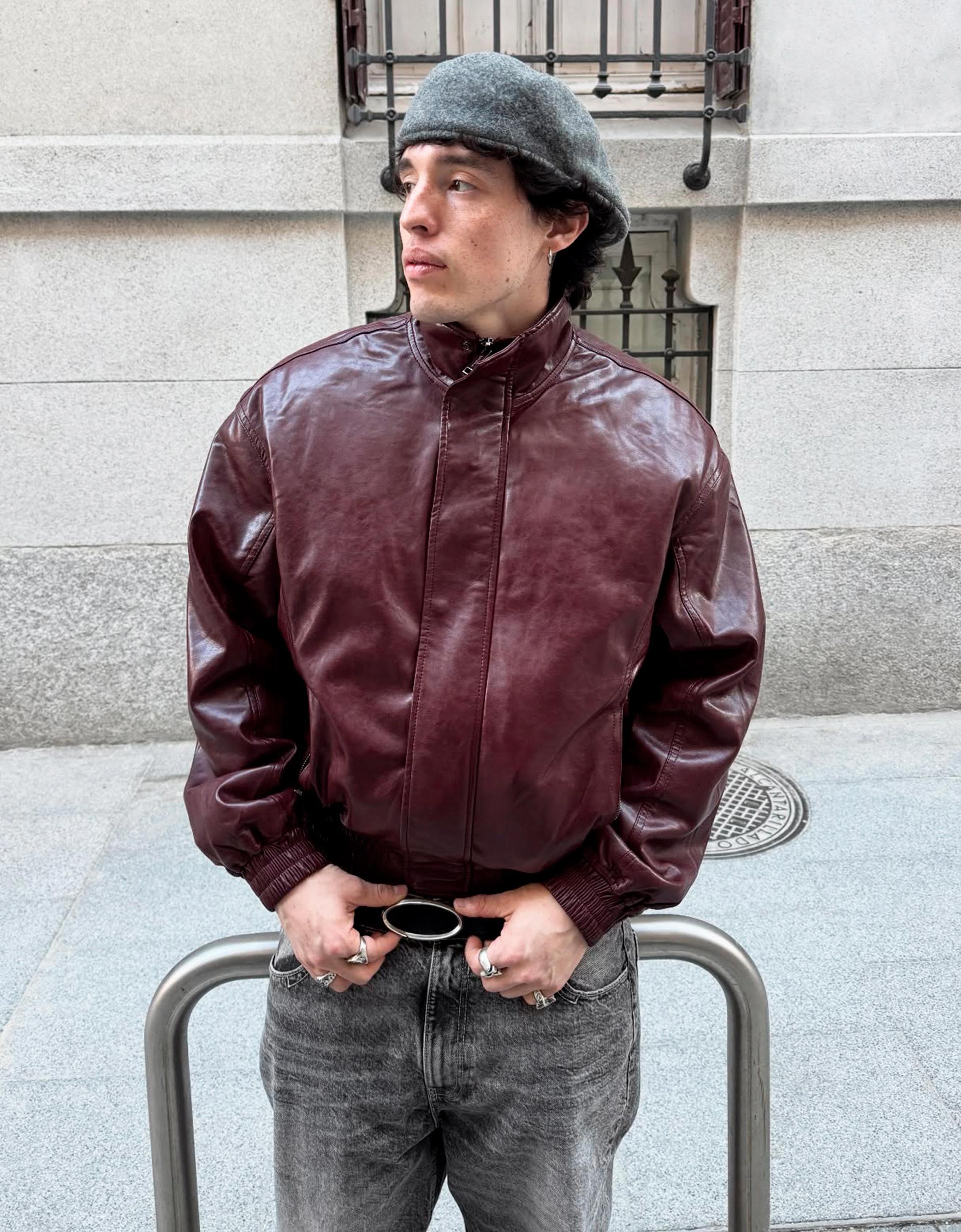 Bershka Leather effect jacket