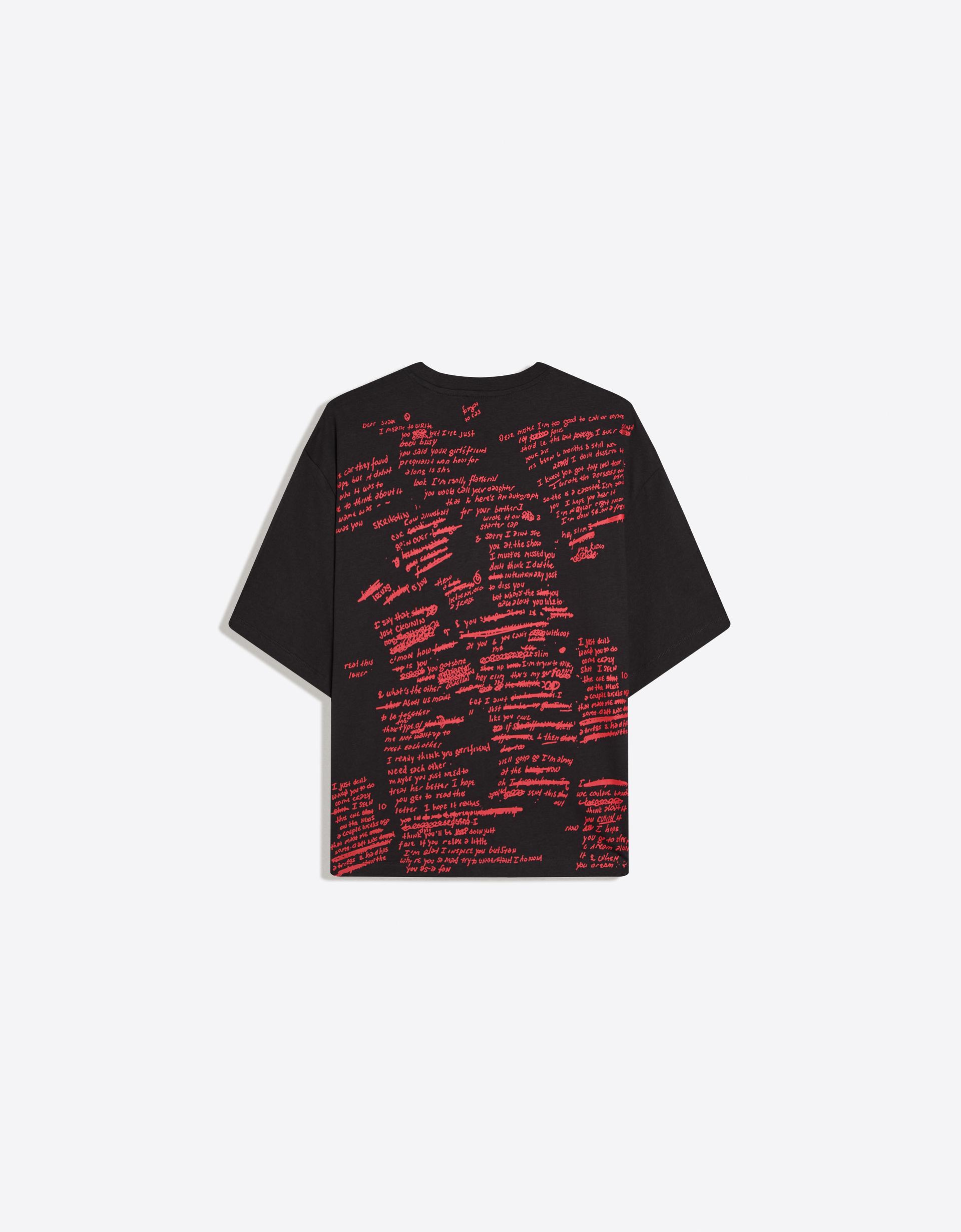 Bershka Boxy Fit Short Sleeve T-Shirt — Black