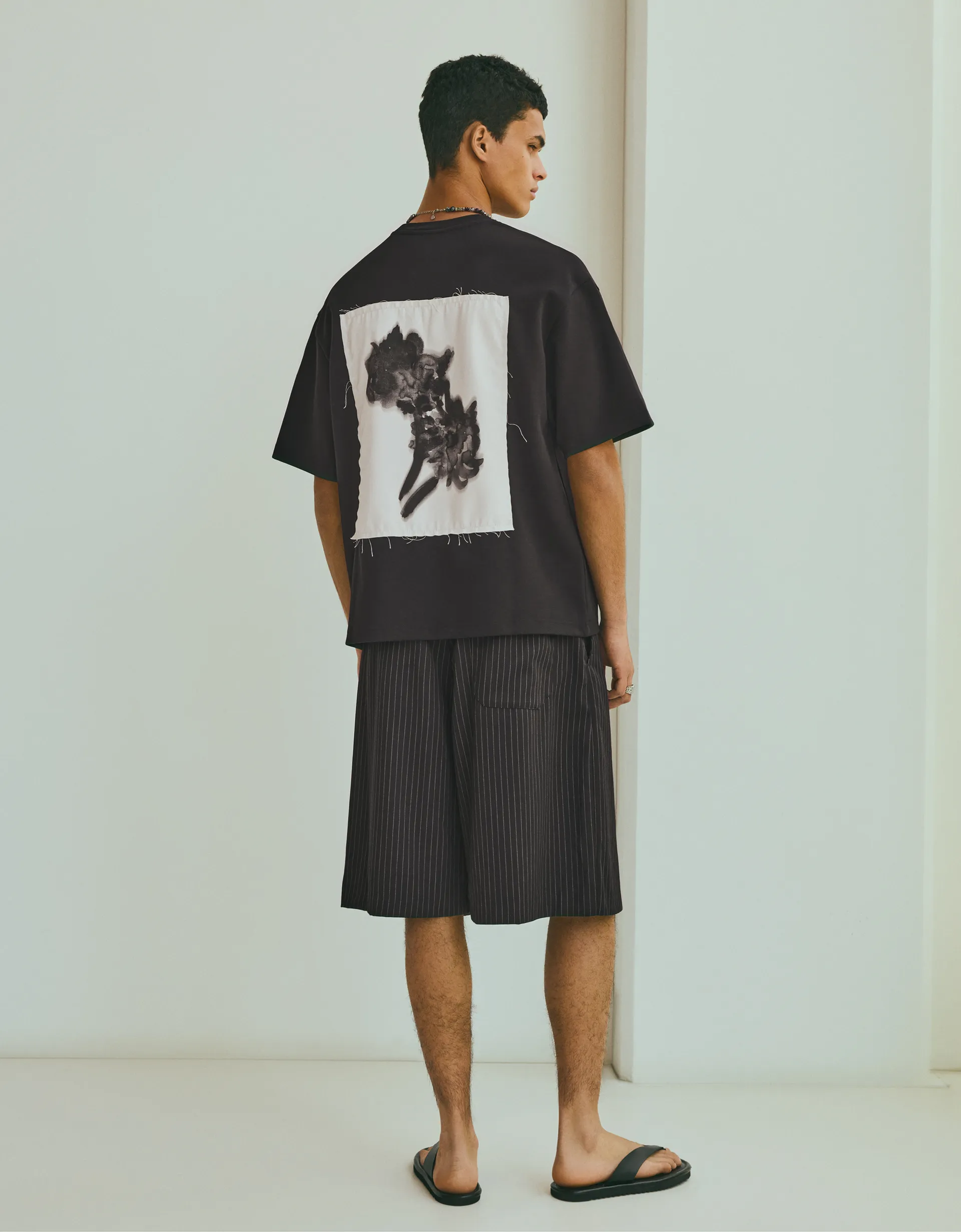 T-shirt en molleton interlock im