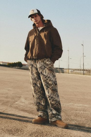 Cargo Baggy Camo Abstrait