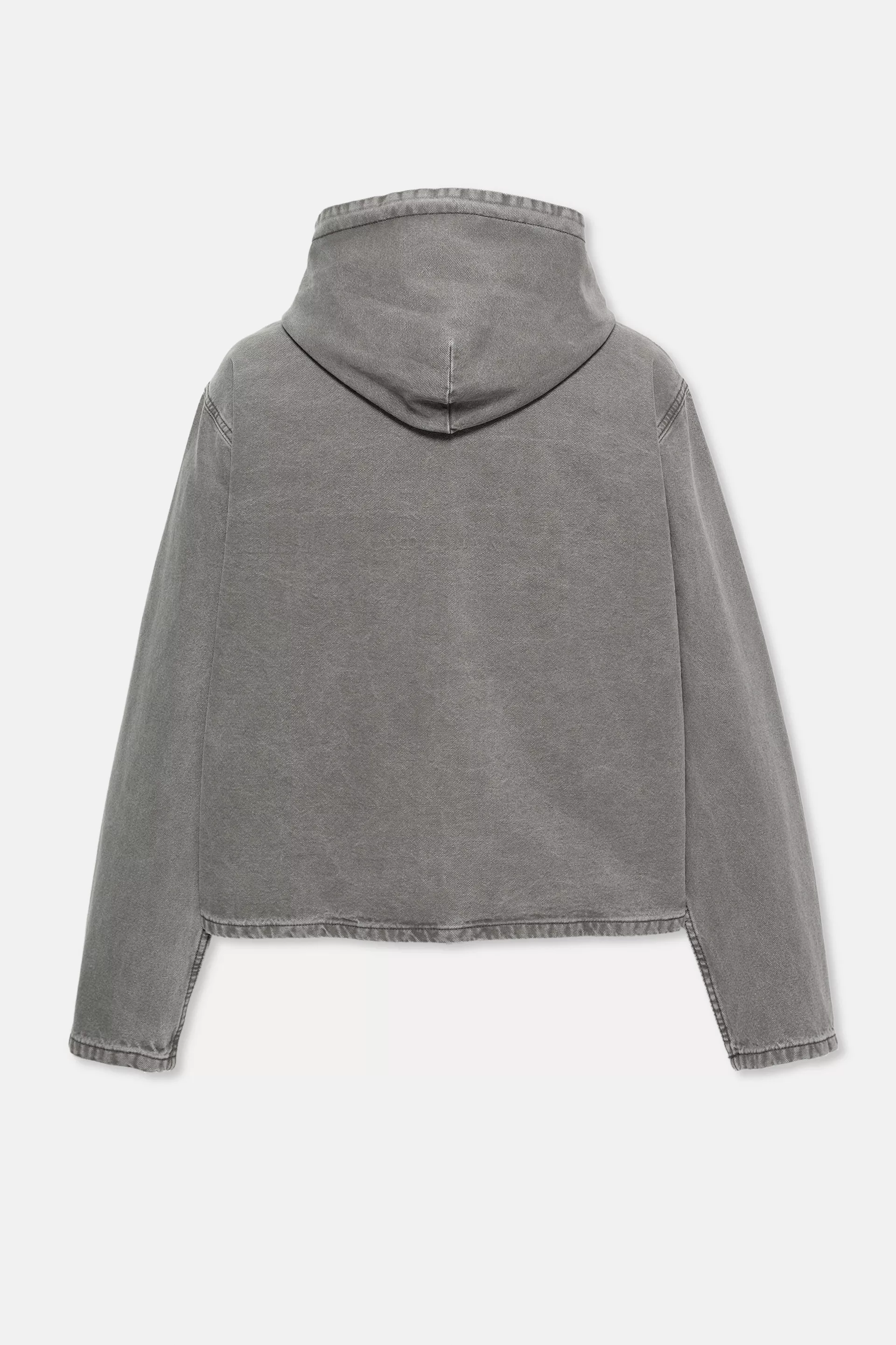 STWD Hooded Zip Jacket — Dark grey