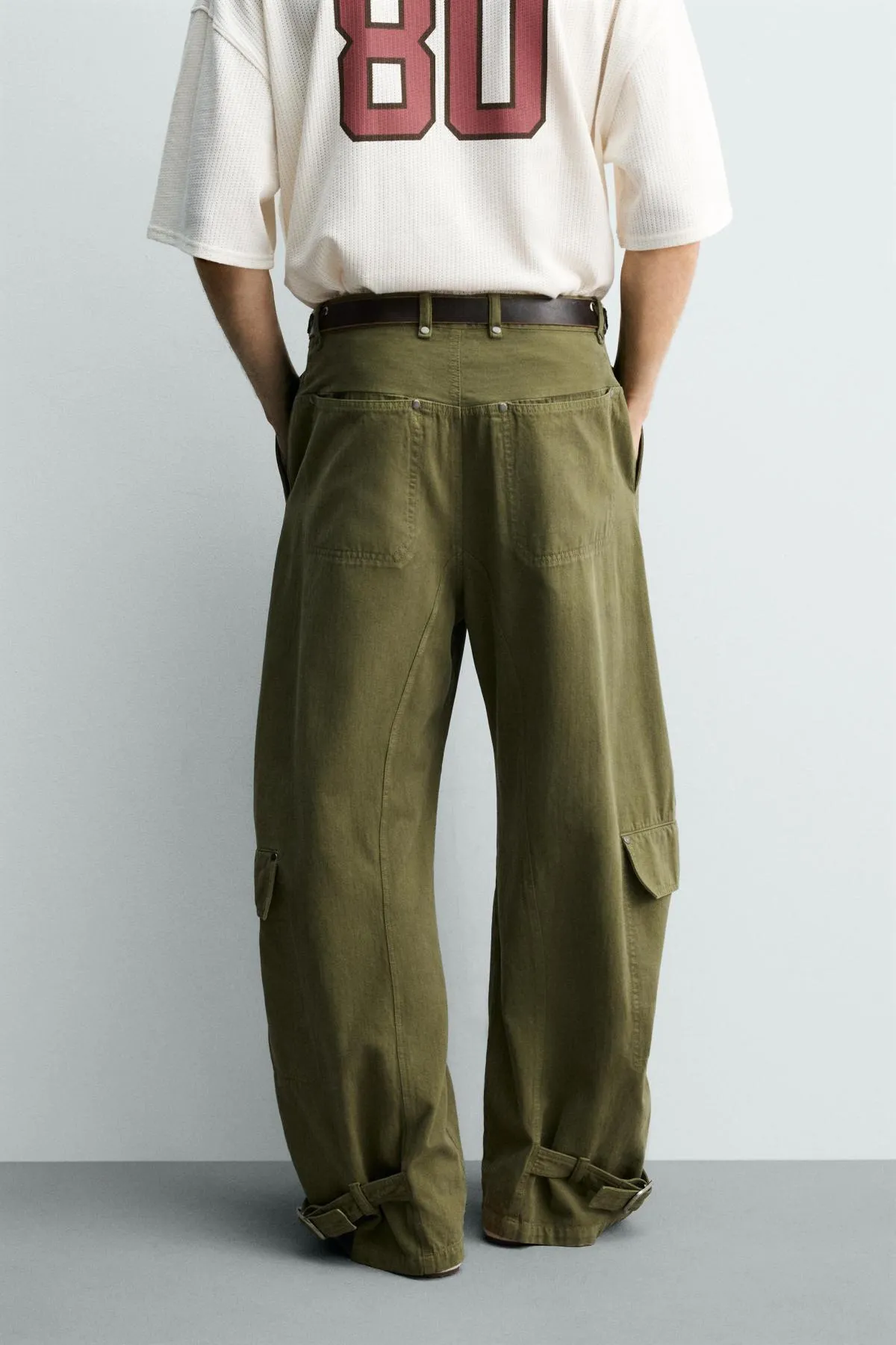 Pantalon Cargo à Chevrons