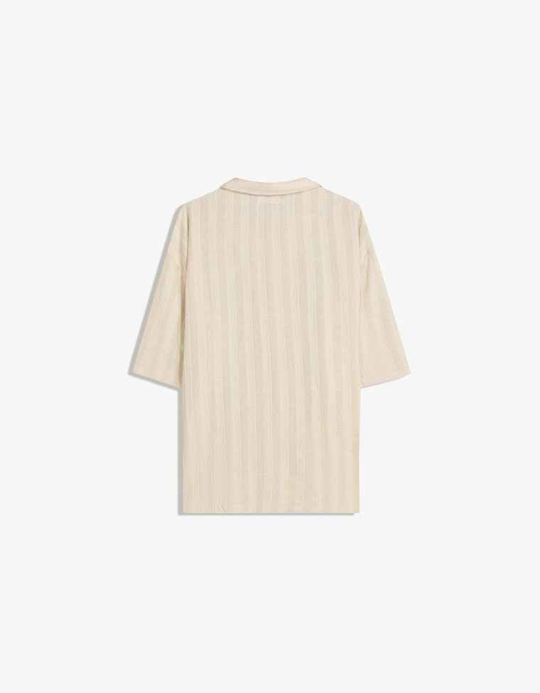 Chemise manches courtes rustique
