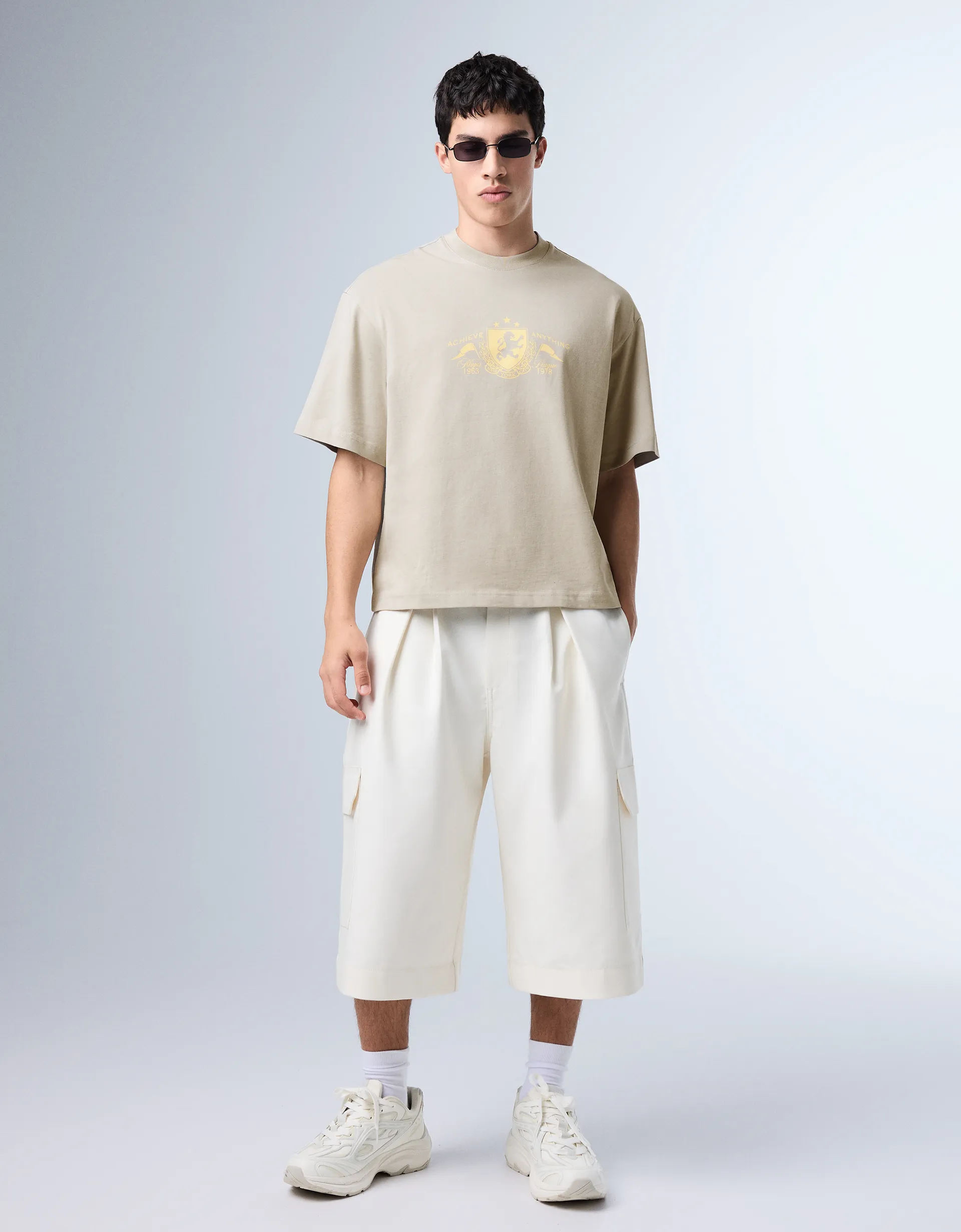 T-shirt coupe décontractée impri