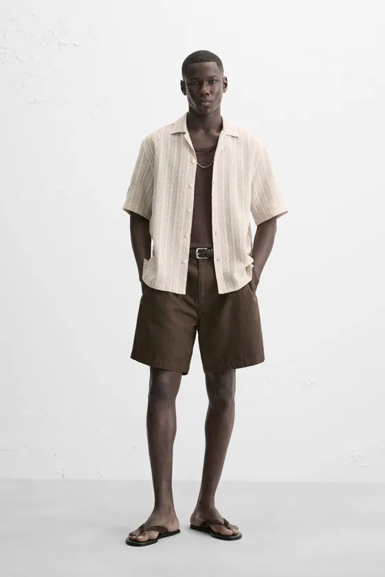 Chemise ample en coton