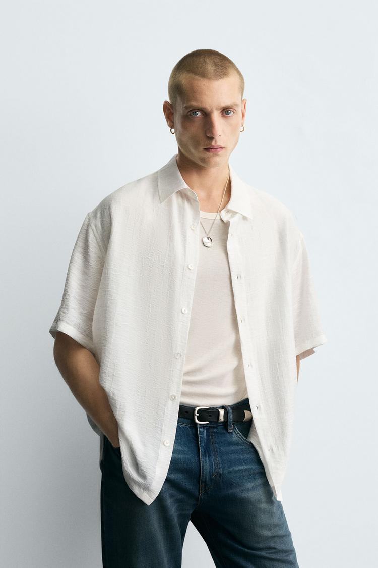 Zara Classic Fit Shirt — white
