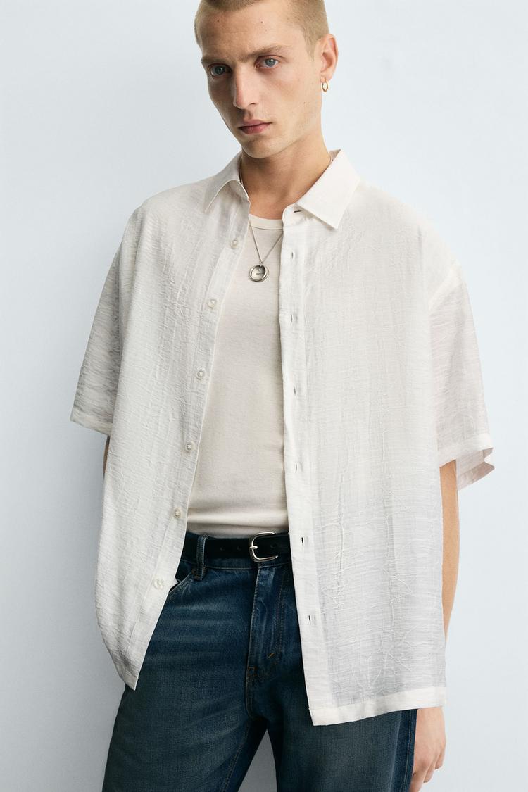 Zara Classic Fit Shirt — white