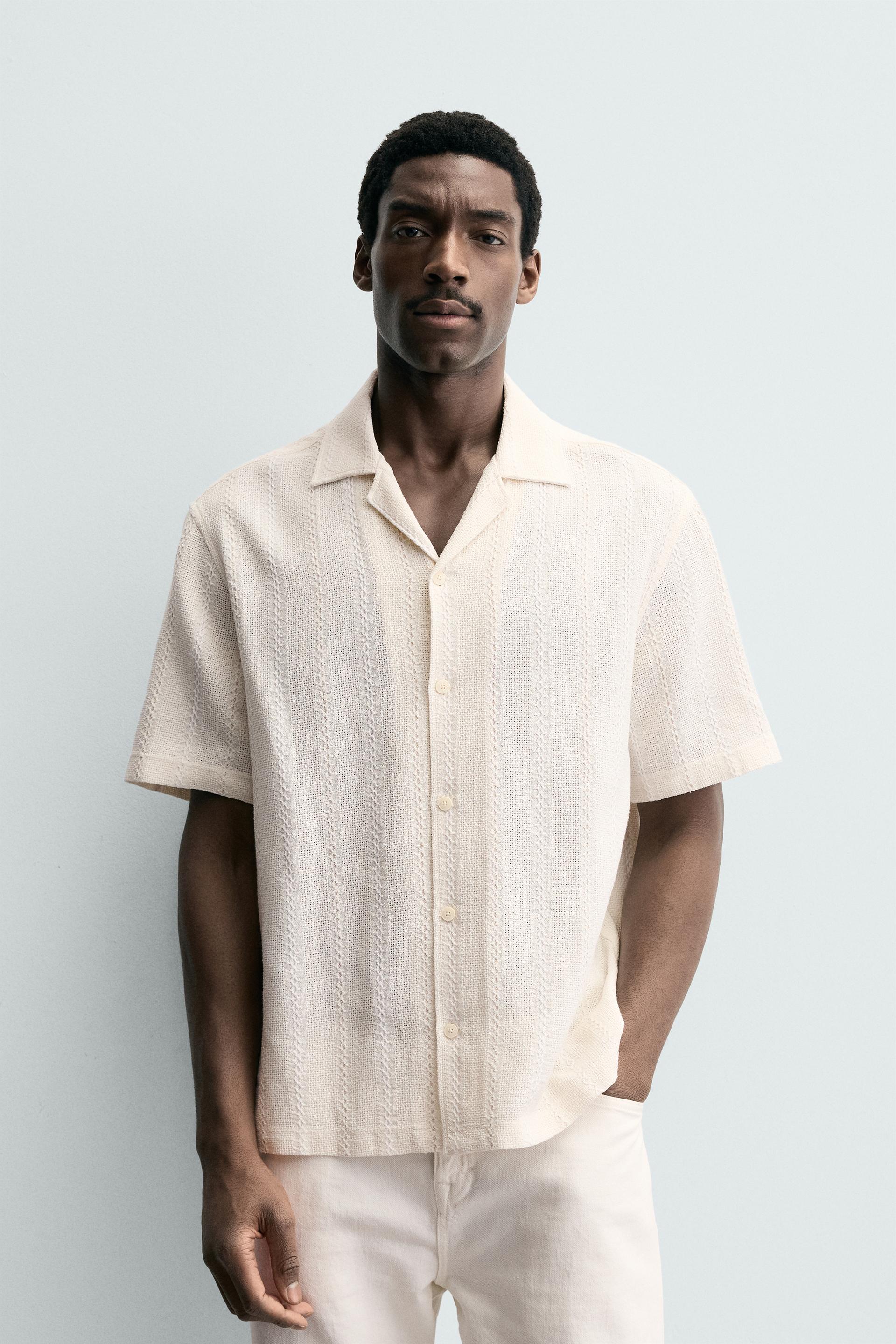 GEOMETRIC JACQUARD SHIRT