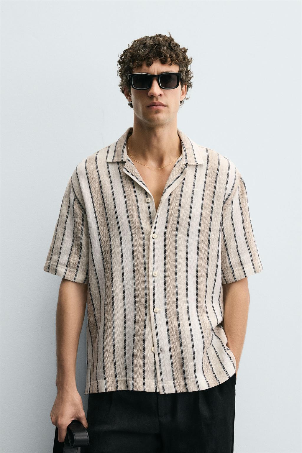 Chemise ample en coton