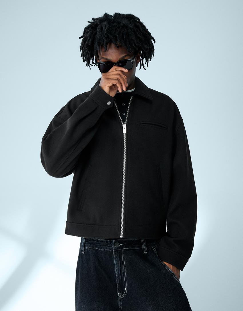 Casual zip-up jacket
