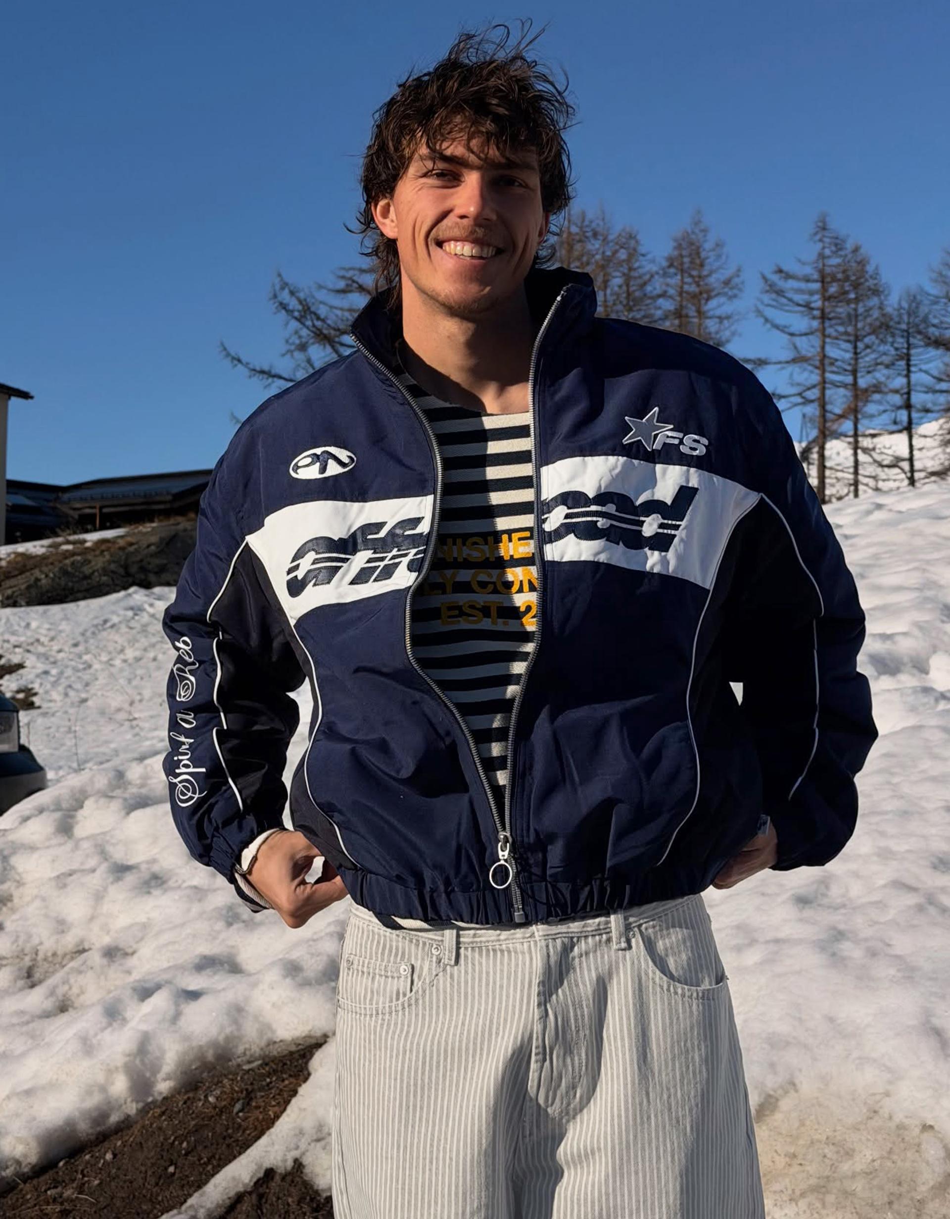 Sports print jacket