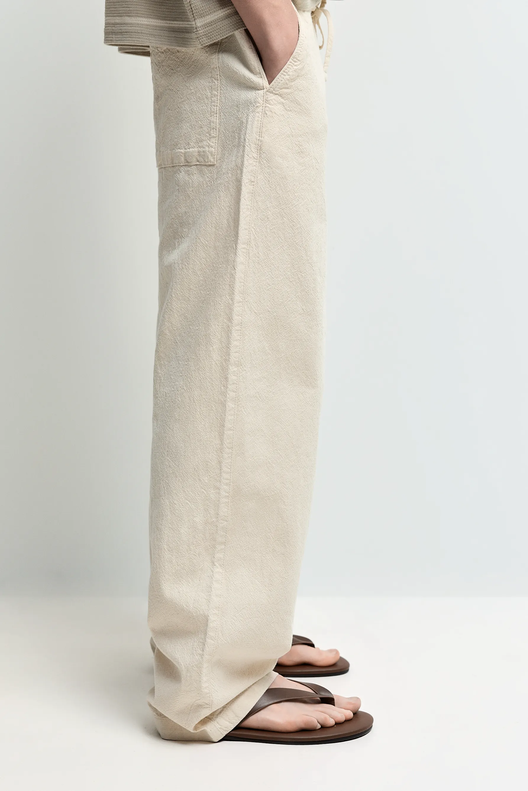 Lefties Rustic joggers — Ivory