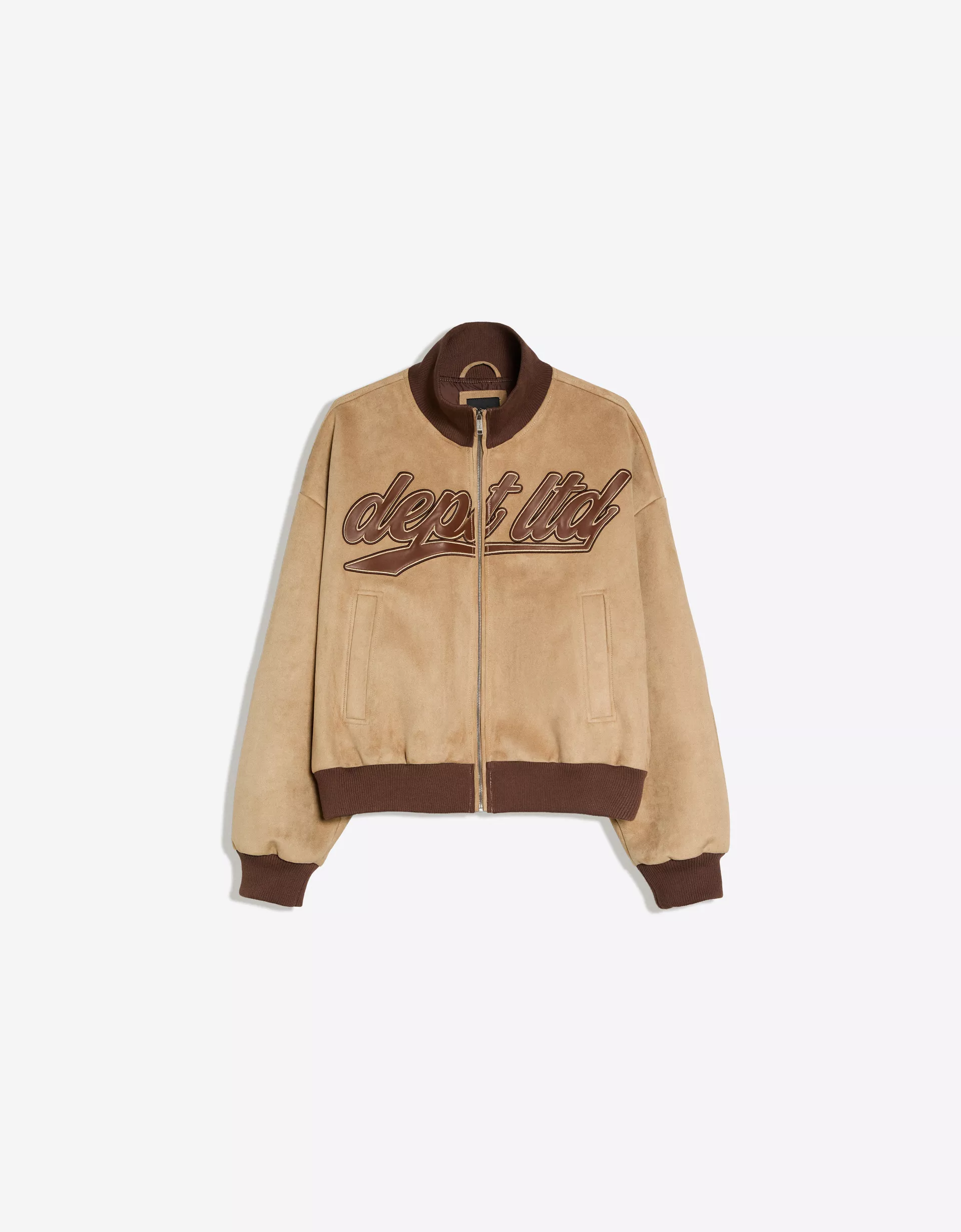 Blouson effet suédine